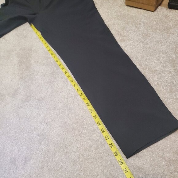 UNDER ARMOUR Women 14 Drive Golf Pants Straight Leg Stretch Waist UA Storm Black - Picture 13 of 13